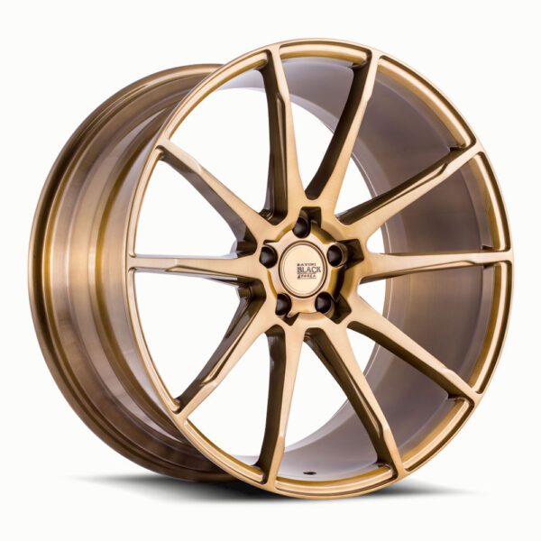 Black di Forza | BM 12 | Custom Brushed Bronze | Savini Wheels Switzerland 