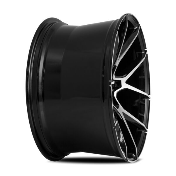 Black di Forza | BM 14 Black Machined Super Concave | Savini Wheels Switzerland 