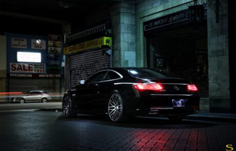 Mercedes S550 | Black di Forza | BM13 | Black Machined | by Savini Wheels Switzerland-5