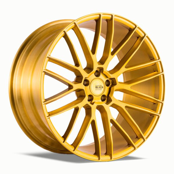 Black di Forza | BM13 | Custom Brushed Gold | Savini Wheels Switzerland 