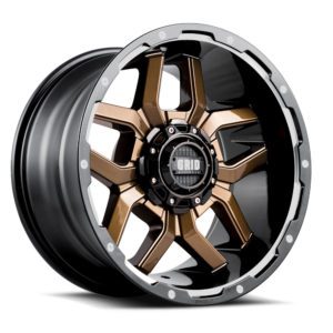 GD-7 | gloss bronze milled with gloss black lip | Grid Offroad Switzerland