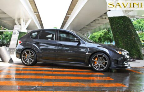 Subaru Impreza WRX | Black di Forza | BM10 | by Savini Wheels Switzerland -2